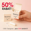 CBD-Tampons Normal – Sonderangebot: 50 % Rabatt dieses Wochenende